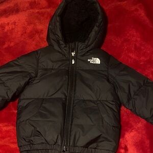 Used The North Face Black Hooded Jacket